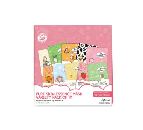 Pure Skin Essence Mask Variety pack of 10