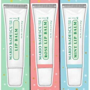 Mario Badescu Moisturizing Lip Balm for Dry Cracked Lips, Infused with Coconut Oil and Shea Butter, Ultra-Nourishing Lip Care Moisturizer for Soft, Smooth