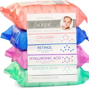 Faciqué Assorted Makeup Cleansing Wipes