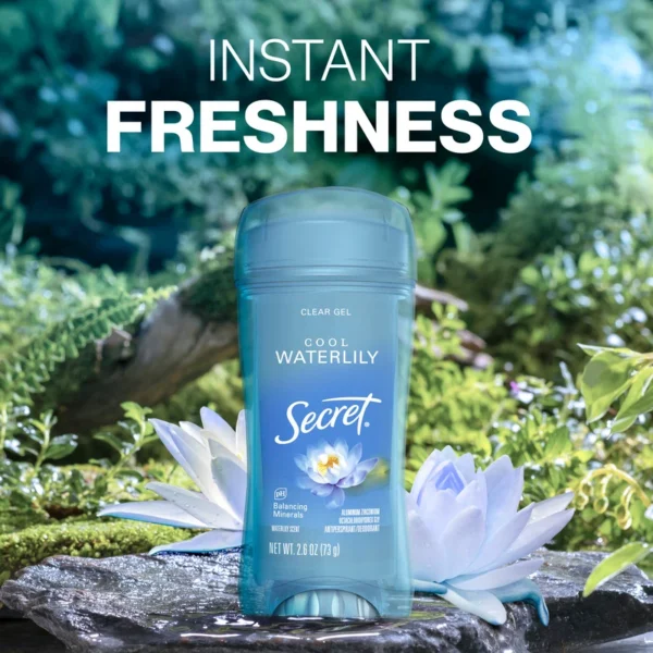 Secret Fresh Antiperspirant Deodorant for Women-Cool Waterlily