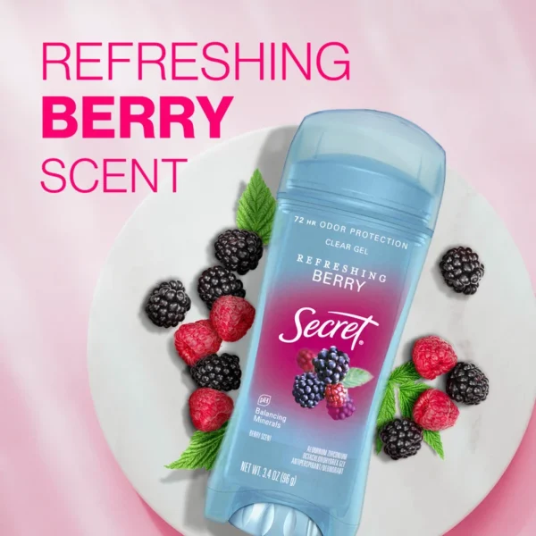 Secret Fresh Antiperspirant Deodorant for Women-Refreshing Berry