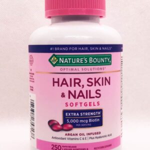 Nature's Bounty Extra Strength Hair, Skin & Nails - 5,000mcg, 250 Softgels