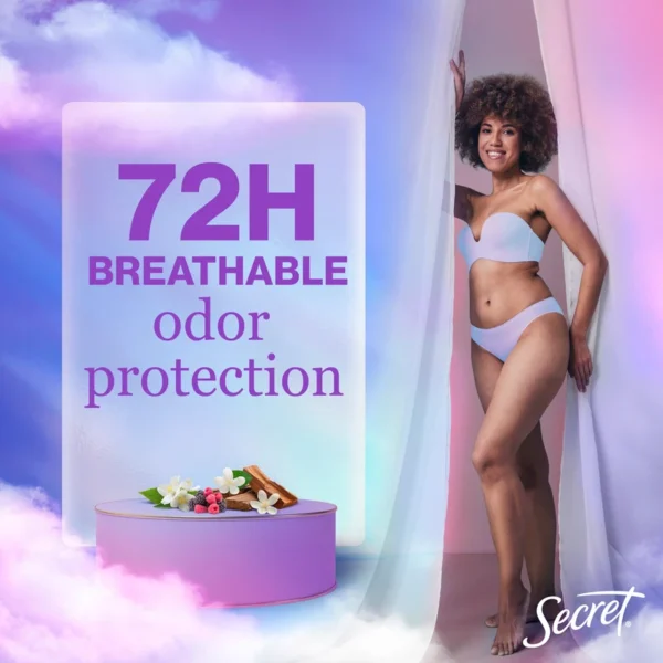 Secret Fresh Antiperspirant Deodorant for Women-Refreshing Berry