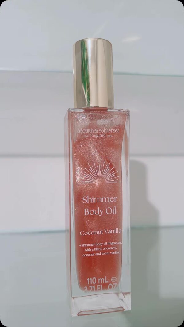 Asquith & Somerset England Shimmer Body Oil Coconut Vanilla