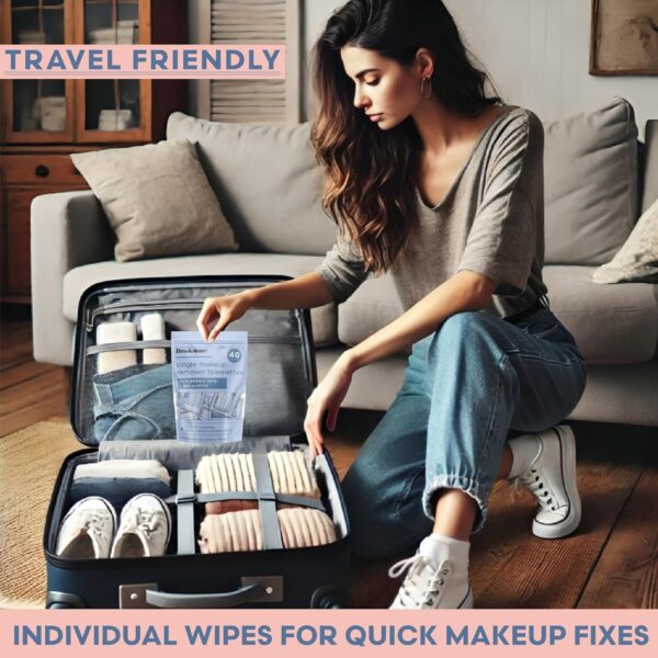 Brookstone Single Makeup Remover Towelettes