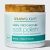 Raw Sugar Daily Micro Scrub Salt Polish - Shea + Rice Flower