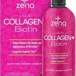 Liquid Collagen + Biotin | 90 Day Supply | 2500mg _ Liquid Collagen + Biotin | 90 Day Supply | 2500mg